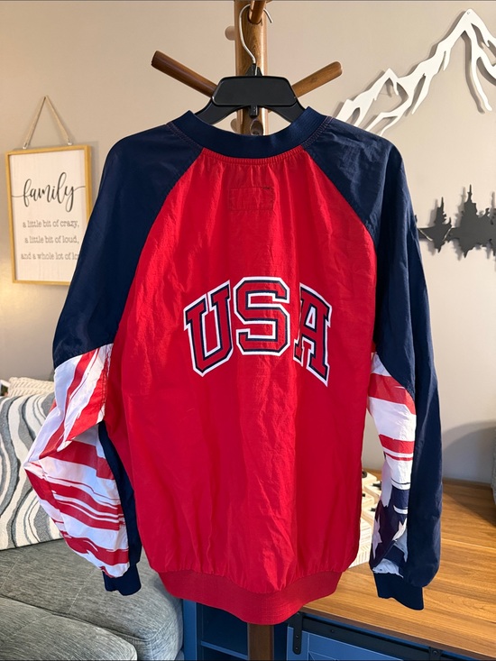 swingster Other - USA Red & Navy Windbreaker Jacket - Mens